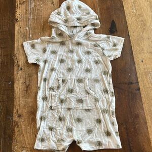 Kate Quinn Sunburst Romper, Bamboo, 2T